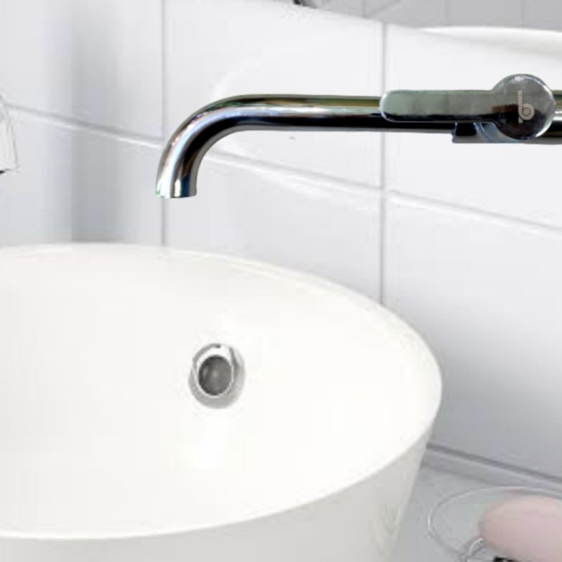 KRAN WASTAFEL TEMBOK KUNINGAN/KRAN CUCI PIRING DINDING