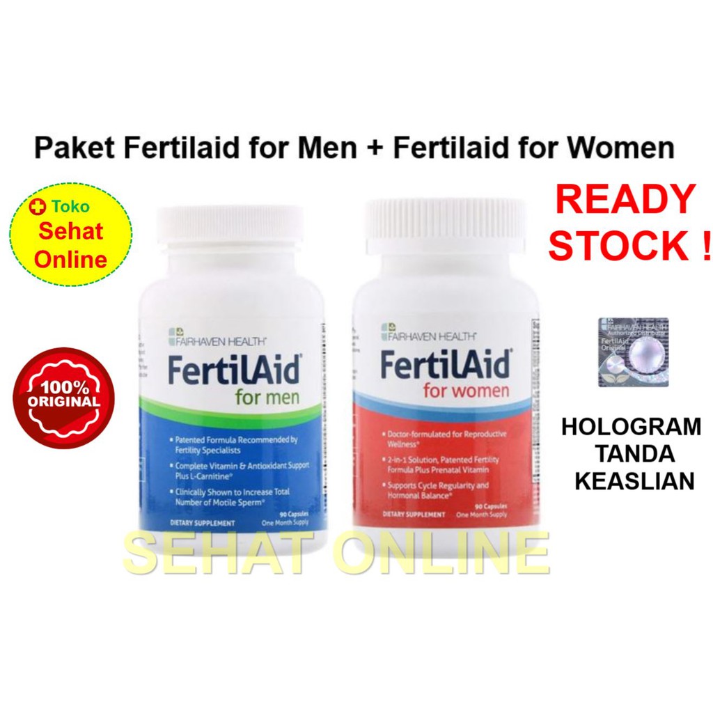 Jual Paket Fertilaid For Men Fertilaid For Women 90 Kapsul Shopee Indonesia