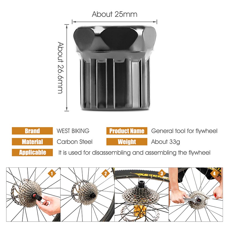 YGRETTE - PAKET TaffSPORT 5 in 1 Repair Kit Rantai Sepeda Alat reparasi Perbaikan BIcycle Tools Set