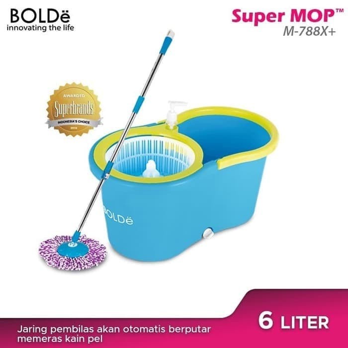 SUPER MOP BOLDE M 788 plus 788X+ Alat Pel set multifungsi 6 liter