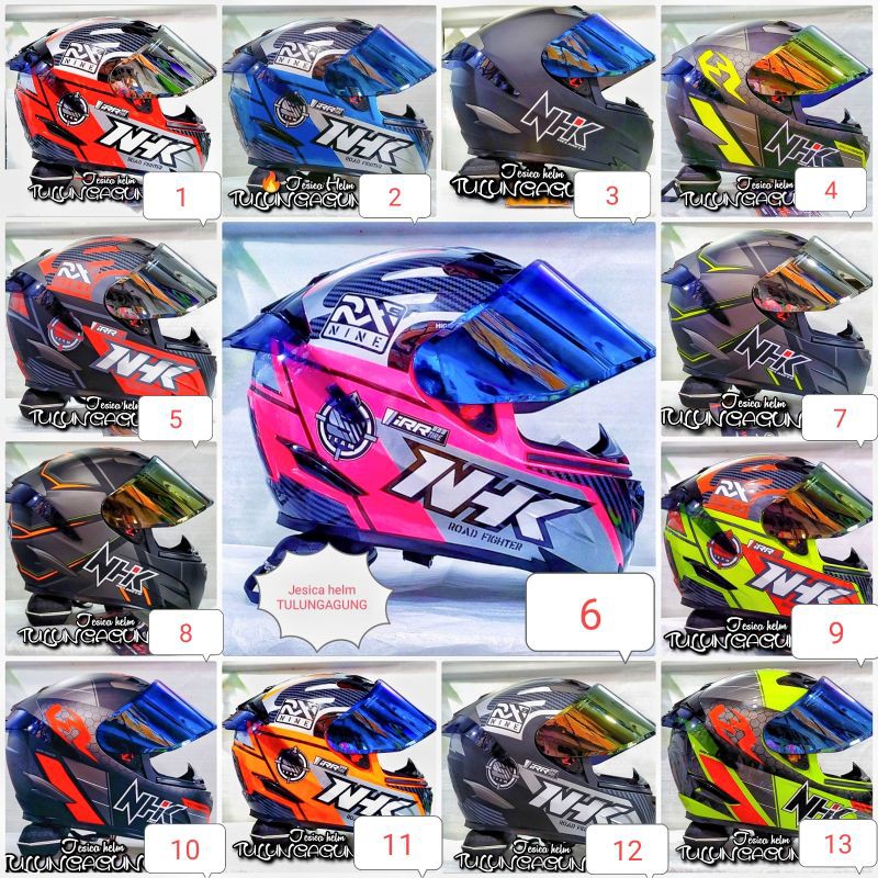 helm nhk RX 9 paket ganteng