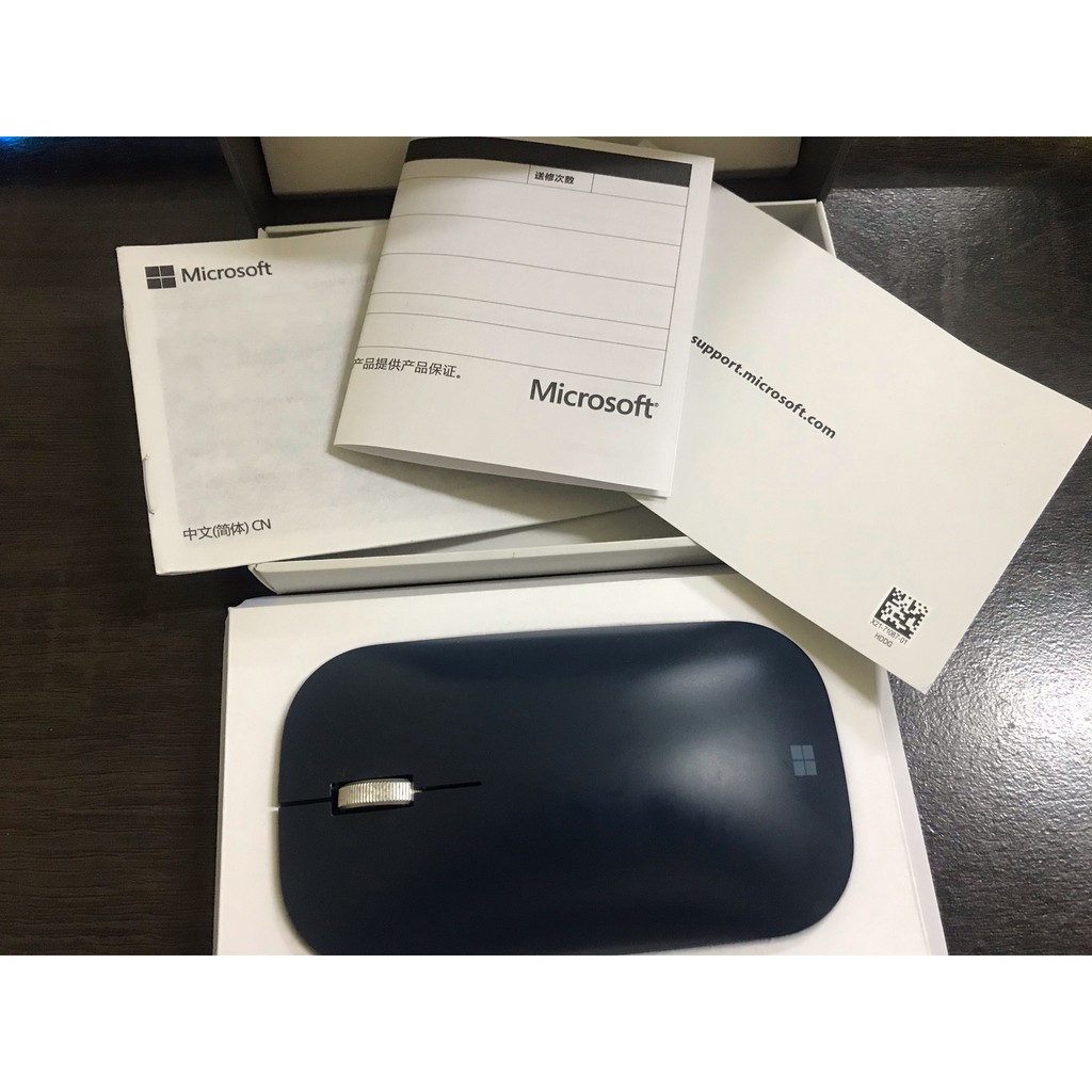 Microsoft Surface Mobile Mouse Silver Surface GO Pro Cobalt Blue VNDS MINUS WHEEL LOSS ORIGINAL