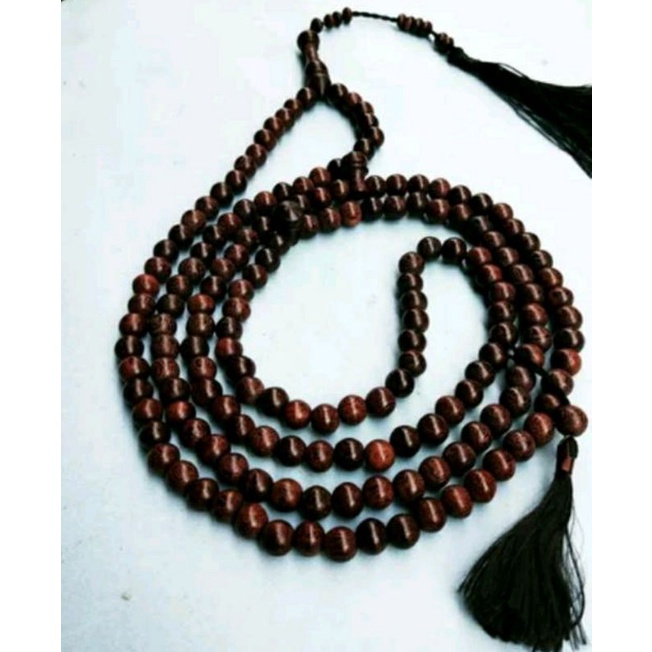 Tasbih galih asem 7mm isi 165 butir hitungan 55 55 55 tasbih qadiriyah