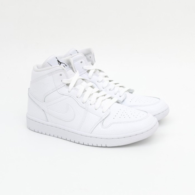 Air Jordan 1 Mid Triple White