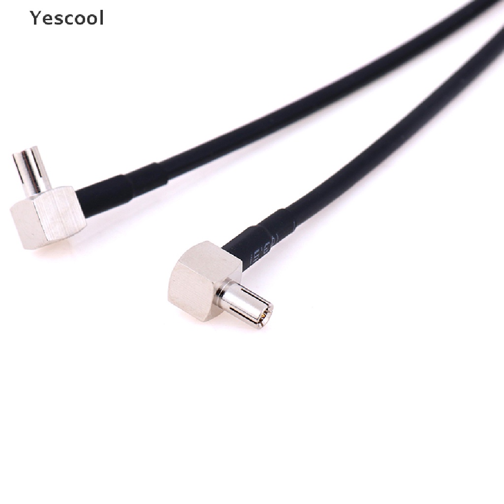 Yescool Kabel splitter y sma female Ke 2 x ts9 male Panjang 15cm rg174