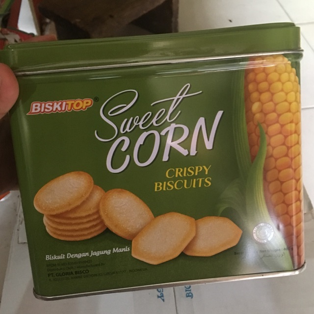 Biskitop sweet corn | biskuit lebaran | kue kering | kue lebaran