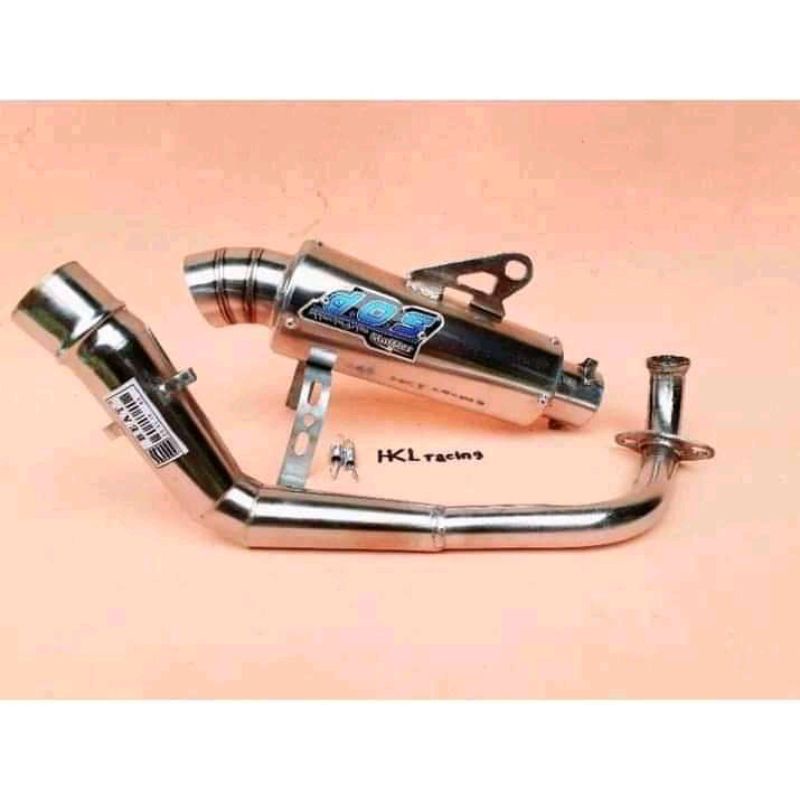 knalpot racing dos scopy beat fullsistem