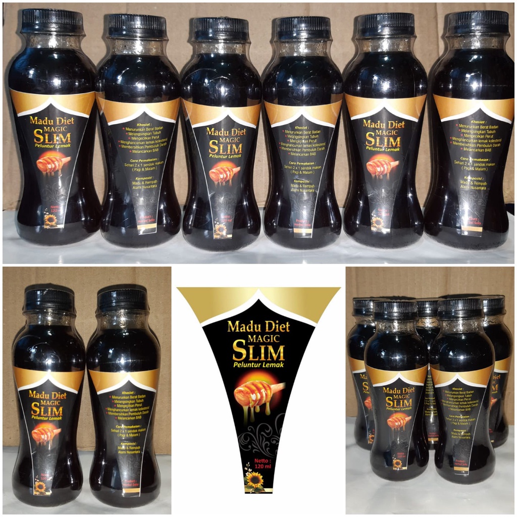 MADU DIET MAGIC SLIM 100% HERBAL ALAMI AMAN HALAL(NON KIMIA)