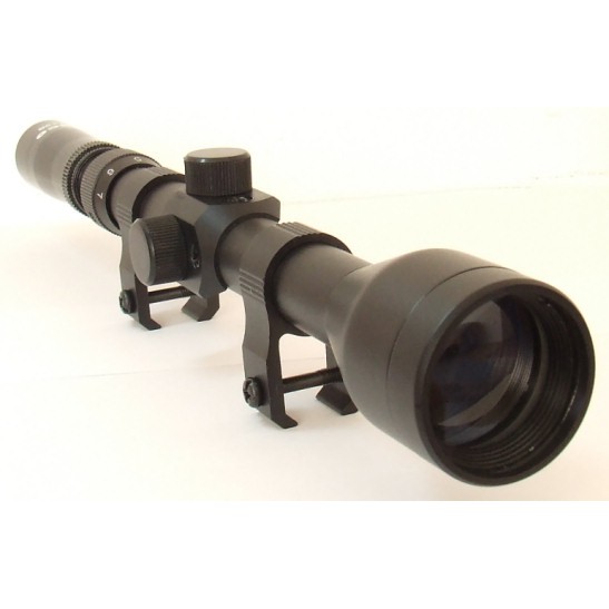 Rifle Scope/Teleskop Senapan Tasco Zoom 3-7X28 Duplex (Body Aluminium Alloy)