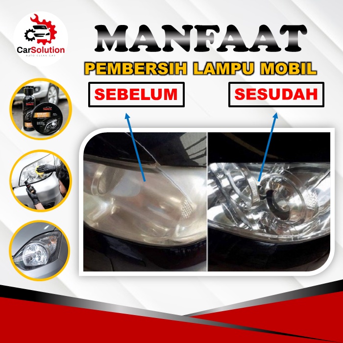 Pembersih lampu mobil kuning headlight restorer pengkilap lampu mobil menguning pembersih mika lampu mobil pembersih lampu mobil kusam