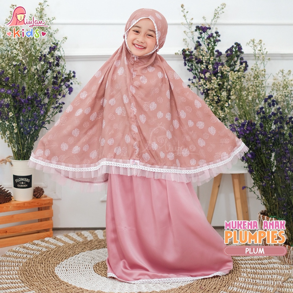 MIULANORI Mukena Plumpies Miulan Anak Mukena Untuk Anak Anak Sekolah Usia PAUD / SD Motif Cantik By 