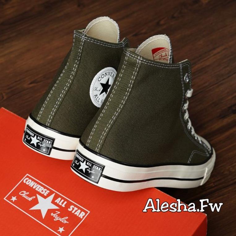 Cup31au22ᵀ– Sepatu Converse 70s HI Hijau Army / Converse 70's Hight Green  / Converse 70s Olive High