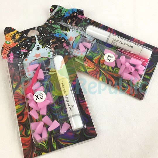 

POPDOG Kuku Palsu Anjing Nail Cap Kit Solid Color 20pcs