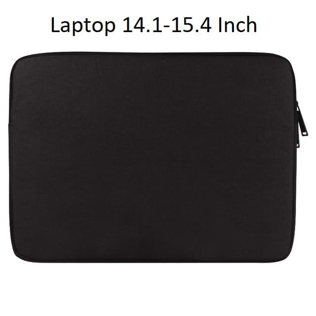 Waterproof Sleeve Case for Laptop 14.1-15.4 Inch - AK02 - Black