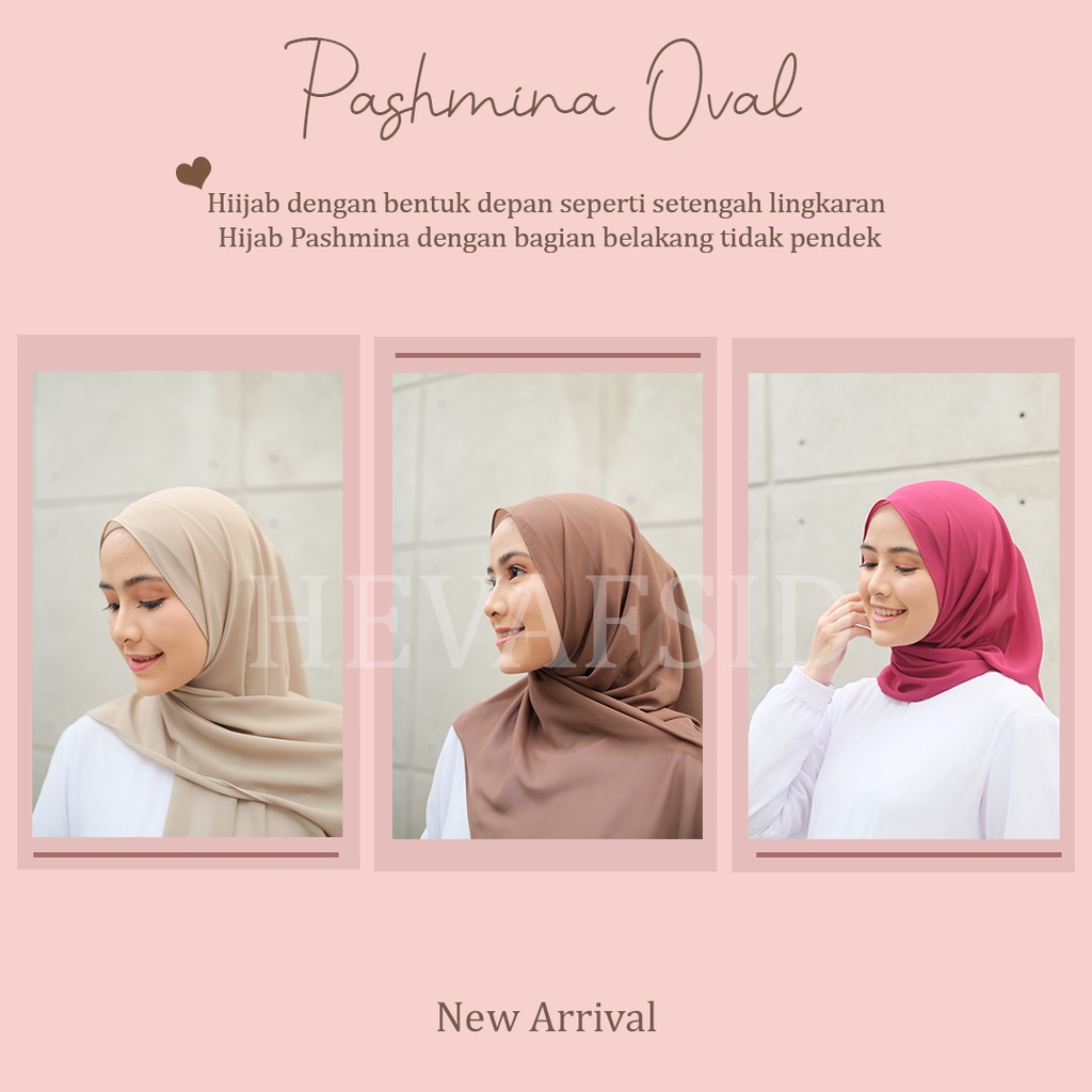 PASHMINA OVAL MALAYSIA /MALAY OVAL/CURV PASHMINA CERUTY BABYDOLL