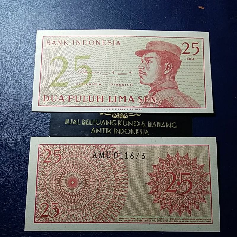 murah pol 25 sen dwikora 1964 gress