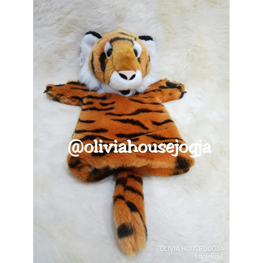 tiger hand puppet