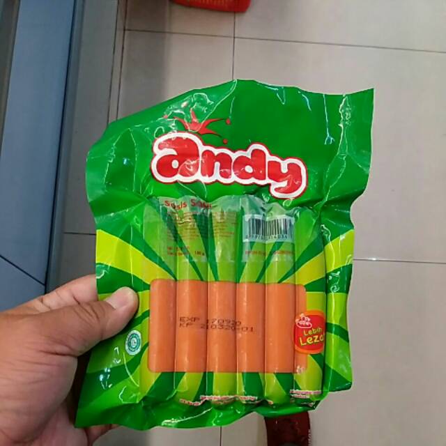 

sosis andy daging sapi isi 6 pcs