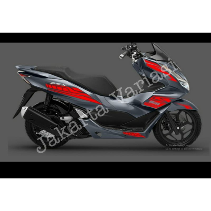 Stiker body PCX  Stiker motor PCX