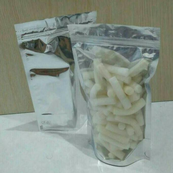 Plastik Standing Pouch Kombinasi Alumunium Foil 9X15 Terbaru