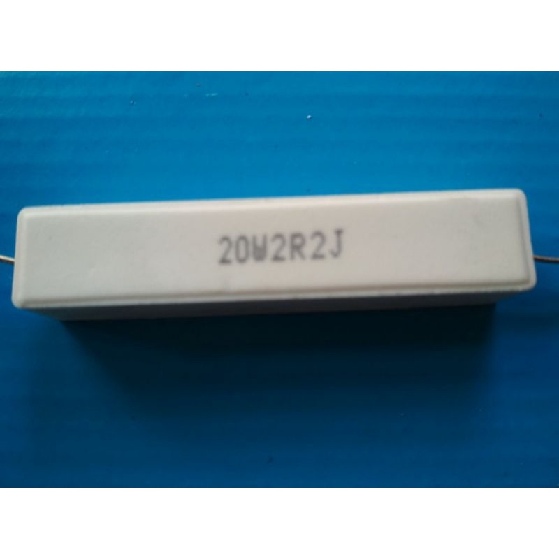 Resistor 20 watt 2,2 Ohm ukuran bisa requst 1-300Ohm