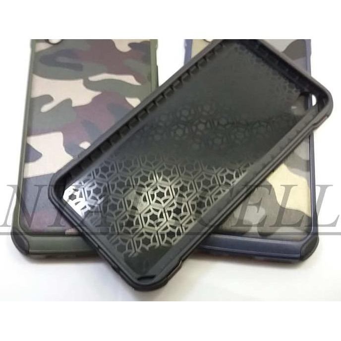 NEW CASE ARMY OPPO F1S / A59(SOFT + HARD LEATHER RUGGED/ARMOR/COVER/KULIT) - COKELAT MILENIA