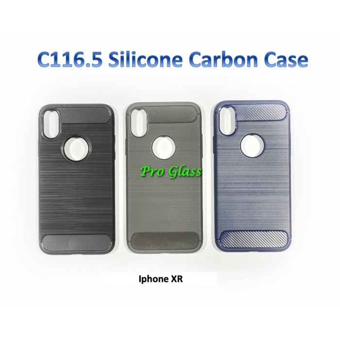 C116.5 Iphone X / XR / XS / XS MAX / 11 / 11 PRO / 11 PRO MAX Premium Carbon Silicone Case