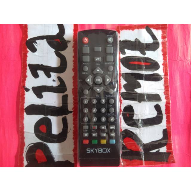 Remot tv box sky box original terlengkap