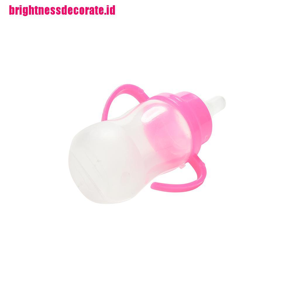 BrightID 1 Pcs Feeding Bottle Rose White for Kelly Barbies Dolls