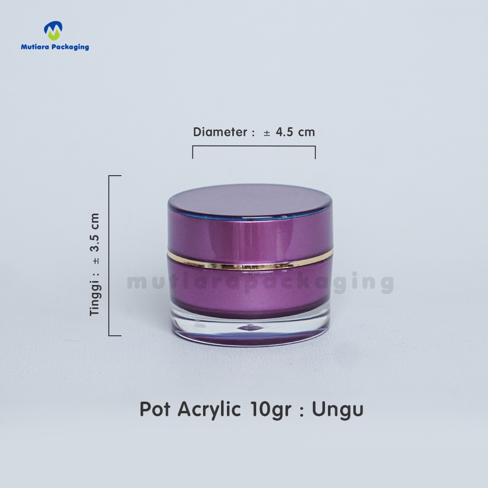 TERLARIS  POT ACRYLIC 10GR PURPLE/ POT AKRILIK 10GR UNGU/ JAR 10GRAM