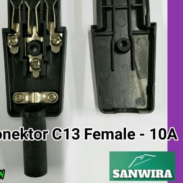 ✿ Konektor C13 Female - 10 Ampere (Socket C13 F) ○