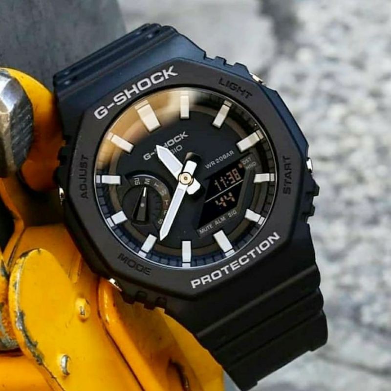 BAHAN HALUS JAM TERLARIS JAM PRIA BISA BUAT BERENANG JAM VIRAL GSHOCK GA2100 TERLARIS