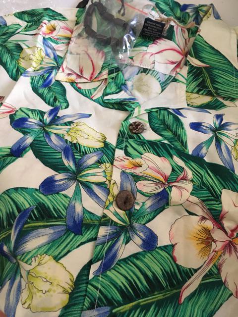 Tanya Stock Dahulu .baako Kemeja Pantai Jackston Cowok Lengan Pendek Batik Bunga Casual Santai Vespa