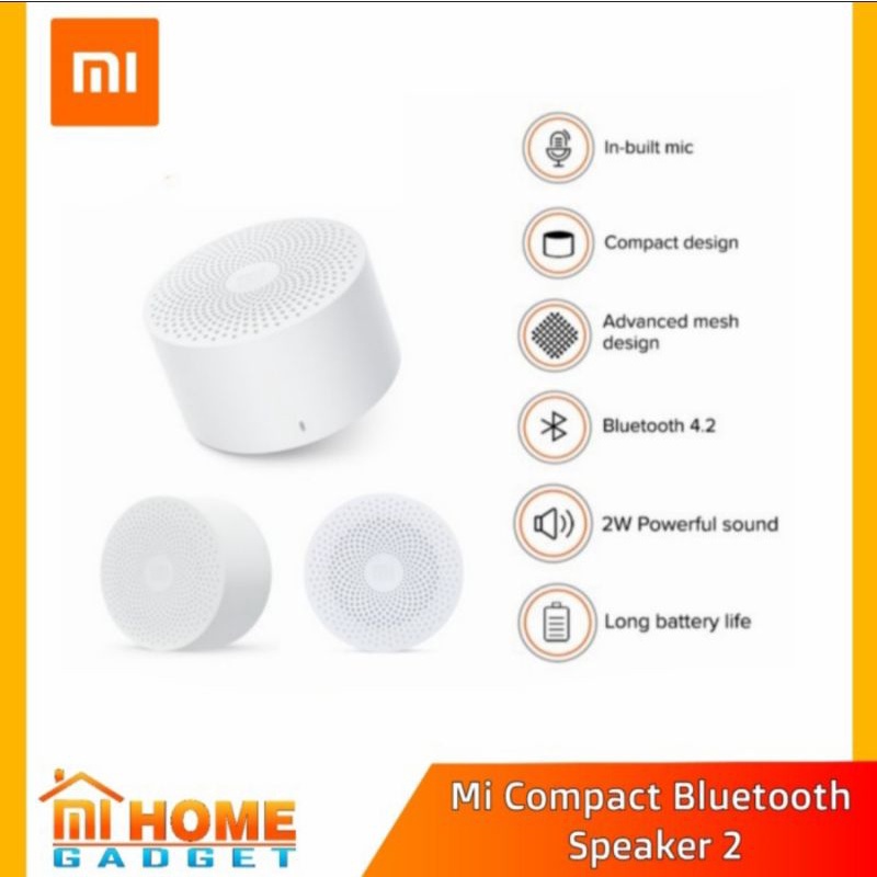 XIAOMI COMPACT BLUETOOTH SPEAKER Stereo Bass With Mic