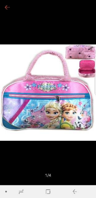 Travel Bag premium 2 sleting little pony bahan tebal kualitas terbaik