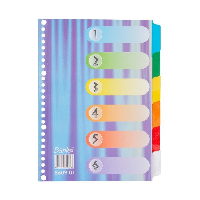 

Divider B5 Bantex 26 Holes / 8609 01 / 8609 02 / 8609 03 / 8609 04 / 8609 05 / 8609 06 / Pembatas