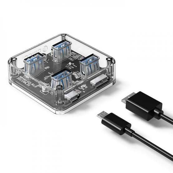 Usb Hub 4 Port Orico Usb 3.0 TRANSPARANT MH4U