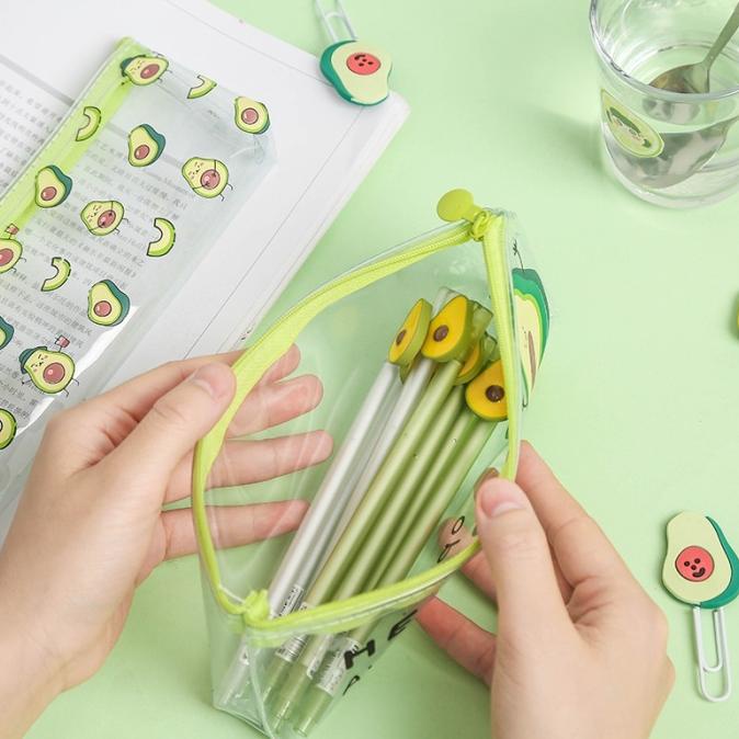 

Tempat Pensil Unik / Zipper Bag Edisi Avocado