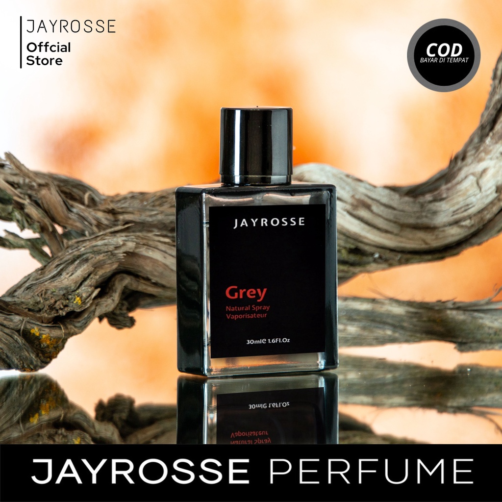 Parfum Pria Jayrosse Grey Parfume Pria Pemikat Wanita Parfum Tahan Lama 24 Jam / JAYROSSE GREY