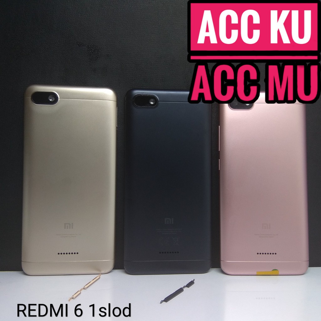 TUTUP BELAKANG REDMI 6A BACK COVER XIAOMI REDMI 6A ORIGINAL