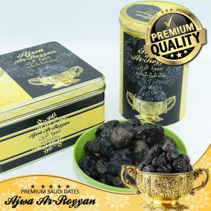 

Kurma Almadinah Ar Royan Kurma Ajwa Premium Penangkal Racun 1Kg Vivimarketht27