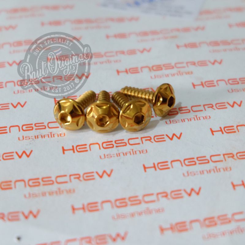 Baut Body Gold Honda Scoopy Beat Vario Pcx Adv Probolt Stainless Star