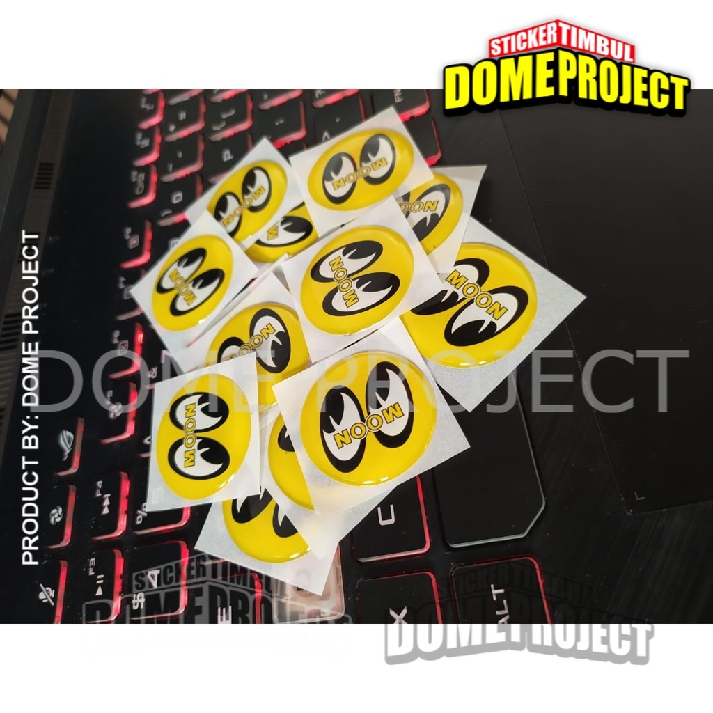 STIKER MOTOR EMBLEM 3D LOGO MOONEYES KALIPER REM AKSESORIS YAMAHA HONDA SUZUZI KAWASAKI AESTHETIC KEREN