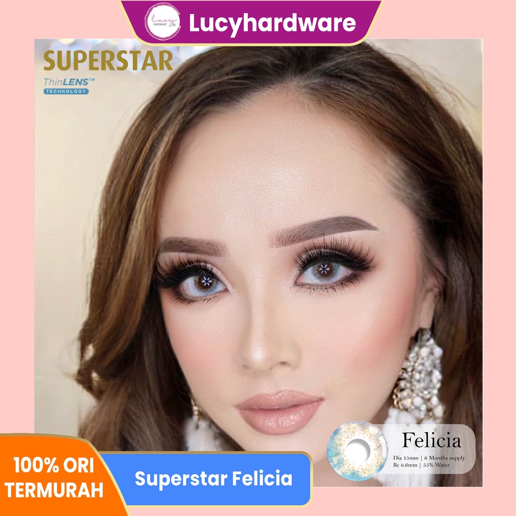 Superstar Felicia softlens warna bulanan