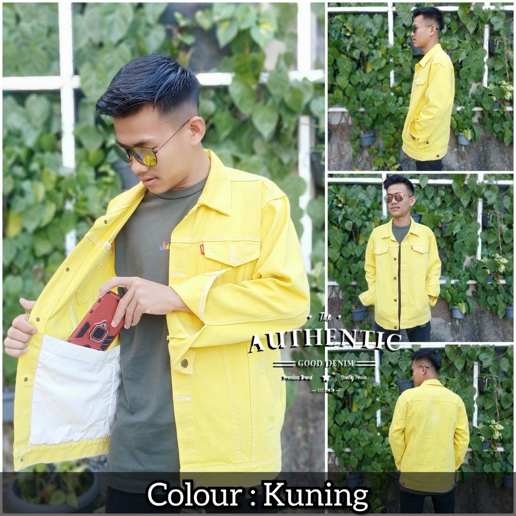 Jaket Jeans Pria standar Premium Jaket Tebal Style Korea