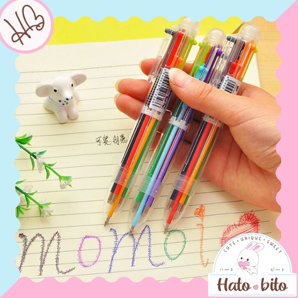 

Pulpen 6 Warna Lucu Cute Import HB108