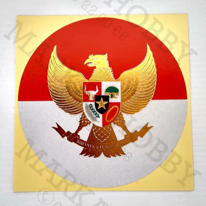 

Stiker / Sticker Indonesia Garuda NKRI Merah Putih Bulat