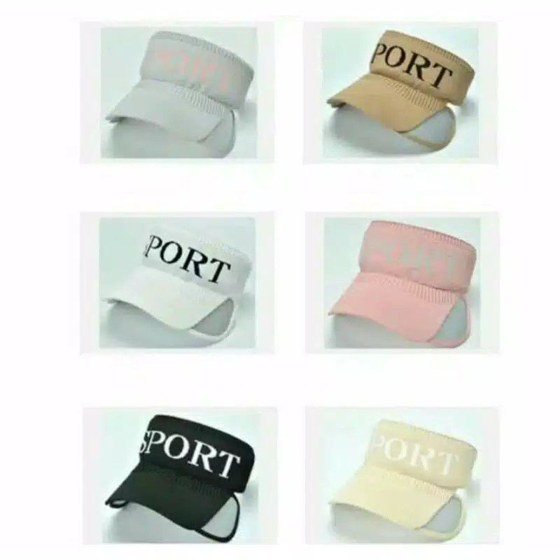 Topi sport sayap banyak warna ready stok