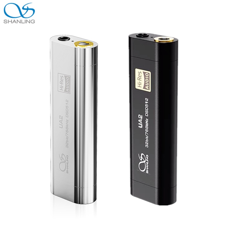 Shanling UA2 ES9038Q2M DAC DSD512 Balanced Portable Decoding Ear Player Type C to 3.5mm 2.5mm Mini Player High Resolution Connectable Switch UA1 Upgrade version