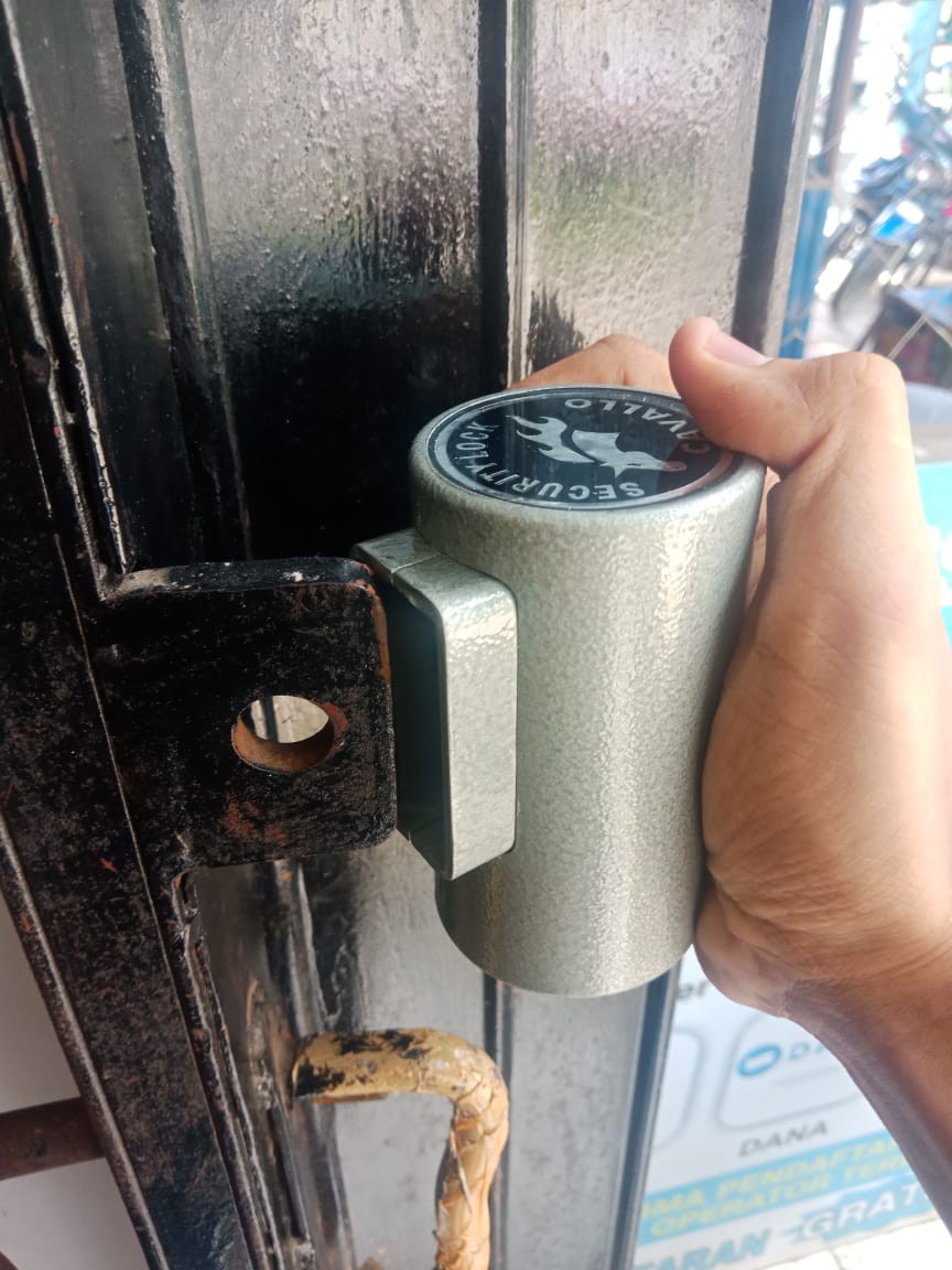 Gembok Tabung Cavallo U/ Folding Gate Gudang Rumah Pabrik Toko Bengkel Pagar